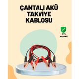 1200 Amper Jumper Kablo 2 Metre Bakır Uçlu Araç Takviye Seti FRTKGT25DYMUCZZZ1200TAKVİYEKABLO-2