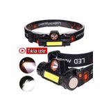 1200 Lumen Cob Led Sarjli Kafa Lambasi Sarjli Kafa Feneri Mıknatıslı Kafa Lambasi Calisma Lambasi
