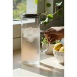 1200 ml Cam Sürahi | Şık Su ve Meşrubat Sürahisi Boy:24 cm