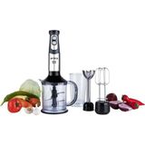 1200 W Güçte Şık Gümüş Renkli Çok Fonksiyonlu Blender Seti