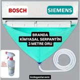 12000 ve 18000 Btu Klima Yıkama Brandası Serpatin Temizleyici 2.5 Metre Hortum - klima Bakım Seti Kiti