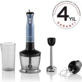 1200W + AR1138-O Minimix 1500W El Blender Seti, Güçlü ve Renkli, 500 ml