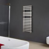 1200X500 mm Paslanmaz Çelik Fırça Yüzey Havlupan Truva - Mat Krom