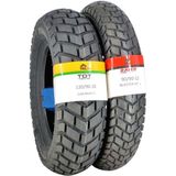 120/90-10 Tl Ve 90/90-12 Tl Dubleks Lastik Set