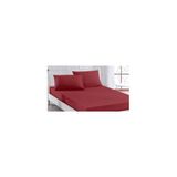 120’Lik Penye Lastikli Çarşaf 120*200 Cm (Bordo)