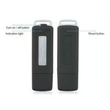 120MAH Siyah 1 Adet USB Disk Ses Kayıt Cihaz 16 GB