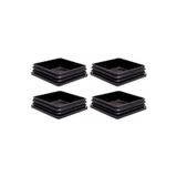 120x120 mm Plastik Kare Içe Geçme Profil Tapası (Kutu) (4 Adet)