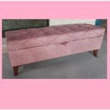 120X40X45 Dayz Yatak Ucu Puf - Pembe