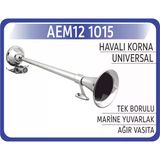 121015 Havalı Korna Tek Borulu Marıne Yuvarlak