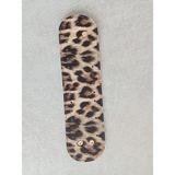 12*35 cm Rugan Çanta Tabanı - Bej - Leopar