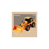 1:24 40 Mhz Uzaktan Kumandalı Şarjlı 6 Kanallı Dozer Kepçe Iş Makinası Oyuncağı
