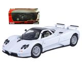1:24 Die Cast Metal Model Spor Araba Açılabilir Kapılı Detaylı Koleksiyon Aracı Beyaz