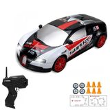 1:24 Ölçek Oyuncak 4x4 Uzaktan Kumandalı 20 KM/H Hız Drift Için Üretilmiş Şarjlı Araba Rc Yarış Arabası Full Fonksiyon Parkur Dubaları Ve Drift Tekerleri 500 Mah Batarya (Siyah Spor)