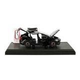1:24 Ölçek Sesli ve Işıklı DieCast Metal Tesla Model X Araba 18 Cm Siyah Renk