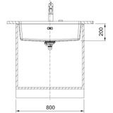 125.0729.076-Franke Maris Mrg 110-72 Slate Grey Granit Evye