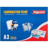 125 Mikron A3 Laminasyon Filmi, 100'LÜ Paket, Yüksek Kalite ve Dayanıklılık - Seçenek 1 - Antrasit
