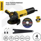 125 mm Avuç Taşlama Makinesi, 950 W, Devir Ayarlı, Hafif ve Güçlü Performans - Seçenek 1