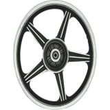 125Cg Arka Jant Çelik Siyah Büyük Kampana-Kaplinli Tip 1.85-18