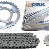 125Cg Cgl Kaplinli On-Arka Disli Zincir Set Rbk 428 116L 38-15T