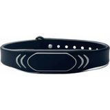 125KHZ Rfid Manyetik Bileklik Siyah Su Geçirmez Silikon Proximity Göstergeç 125 Khz Kapı Geçiş Personel Takip Depo Havuz EM4100