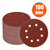 125mm. 120 KUM 8 DELİKLİ CIRT ZIMPARA NK 100 ADET
