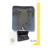 126 Professionel Barber Series Koz01 Profesyonel Saç Sakal Kesim Makası Ve Ara Makası Seti - 6 inç