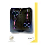 126 Professionel Barber Series Koz03 Chameleon Profesyonel Saç Kesim Makası Ve Ara Makası Seti - 6 inç