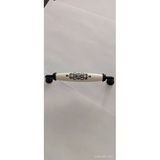 128 Mm Dolap Kulp Efe Siyah Metal Ayaklı Beyaz Lüx Polimer Siyah Desenli Mutfak Banyo Çoçuk Odası