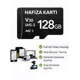 128Gb V30 Hafıza Kartı Araç Ve Güvenlik Kamerası Video Kayıt Class 10 100Mb/S Micro Sd Kart