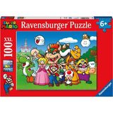 129928 100 Parçalı Puzzle Süper Mario, Çok Renkli