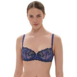 12B330 Simone Perele Wish Yarım Kap Sütyen, mavi (electric blue), 36C