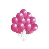 12'inç Metalik Fuşya Ruby Balon 10 Adet