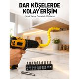 12’li Akrobat Bits Vidalama Seti Esnek Uç Çok Yönlü Kullanım Yeni Nesil - COMPTR2186-5868 - Çok Renkli