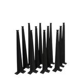 12'Li Dekoratif Metal Firkete Zigon Sehpa Ayağı(4 Adet 42Cm/4 Adet 46Cm/4 Adet 50Cm