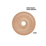 12'li Ham Mdf, 8mm Kalınlık, 30 Cm Kasnak, Boyanabilir Vidasız Kasnak, Makrome Halkası, Düş Kapanı