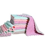 12'li Paket Mutfak Bezi, Bulaşık Havluları Süper Emici Mercan Kadife Bulaşık Havlusu, Mikrofiber Premium Temizlik Bezleri, Yumuşak Çay Havluları, Hızlı Kuru Bezler, Çok Amaçlı Yeniden Kullanılabilir