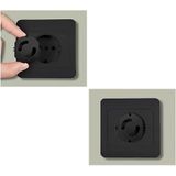 12'li Set Çocuk Bebek Dostu Priz Emniyet Kapağı Priz Koruyucu | Elektrik Çarpması Önleyici Priz Kapağı | Bebek ve Çocuk Emniyet Sistemi Pratik Kurulumlu Çocuk Güvenlik Aparatı (Siyah)