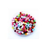 12mm Renkli Karışık Yumuşak Ponpon Peluş 200 Adet