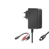 12V 1.2A 14.4W Krokodil Uç Akü Adaptörü - Siyah B5056