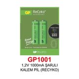 1,2V 1000Ma Şarjlı Kalem Pil (Recyko)