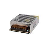 12V-10A Metal Kasa Adaptör - Gümüş Grisi