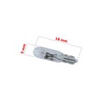 12V 1,2 Dipsiz Gösterge Ampül T5 Küçük SM0100