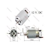 12V /12 Volt Dc Motor Şarjlı Matkap Motoru - Rs 550
