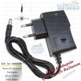 12V 1A 12 Volt 1 Amper Mini Hd Ve Scart Uydu Cihaz Alıcı Adaptörü (371045896)