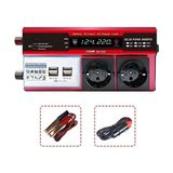 12v 2000w Modifiye Sinüs İnverter Araç Ve Güneş Enerjisi Uyumlu, Çift Usb, Çift Priz Ve Çakmaklık Epilons FRTKGTAP98YT5135