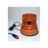 12V-24V Çakar Flaş Tepe Lambası Mıknatıslı Çakmak Fişli Ledli Turuncu Uyumlu - Tas-061