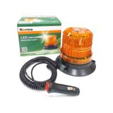 12v-24v Çakar Tepe Lamba 80 Ledli 2 Fonksiyonlu Mıknatıslı Çakmak Fişli Turuncu 114 127 Mm