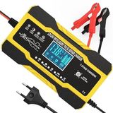 12v - 24v Desülfatör Akü Şarj Cihazı 10Ah JEL Asitli Sulu Aküler Için (Takviye Değildir) (10AH-SARI)