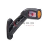 12v-24v Krone Dorse Dış İşaret Boynuz Takoz Lambası Uzun Eğri Ledli Sarı-kırmızı-beyaz