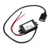 12V / 24V To Usb-A 5V 3A Modül F35j5v3a 30Cm Type A Usb Kablolu Su Geçirmez Şarj Telefon Araba Karavan Tekne Tablet Voltaj Düşürücü Güç Kaynağı